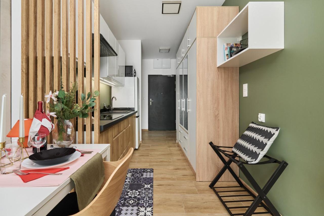 City Panorama Studio Apartments Jaworska 4 By Noclegi Renters วรอตซวาฟ ภายนอก รูปภาพ